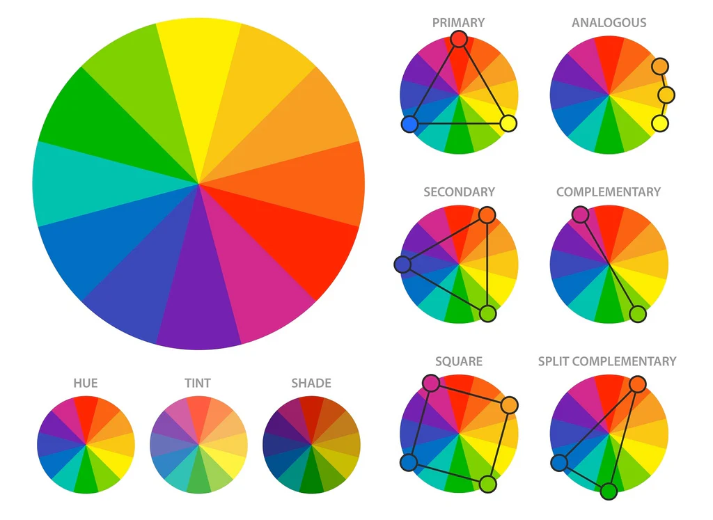 Clashing or minimal colors