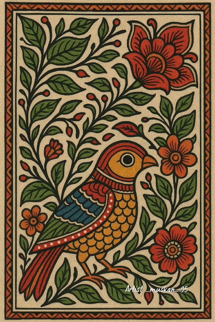 sparrow Folk Art