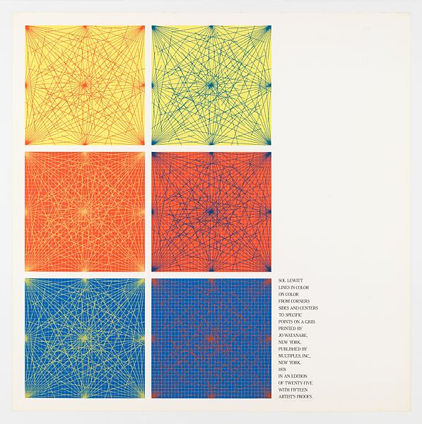 Scans of Sol LeWitt’s diagram